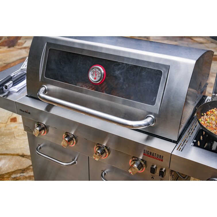 CharBroil Char Broil 4 Burner Propane Gas Grill with Cabinet